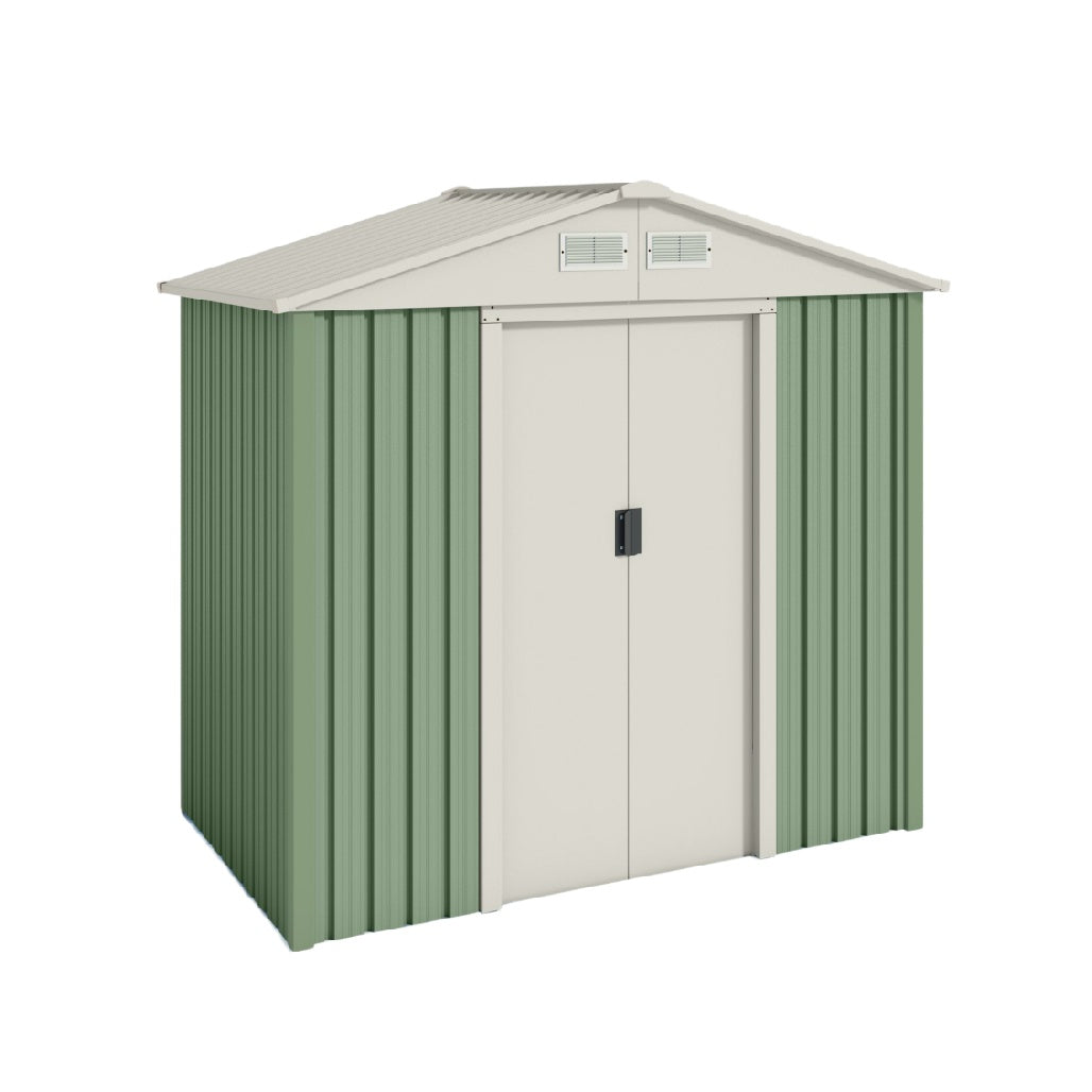 Metal Storage Shed for Outdoor Use - Steel Construction - 150 x 90 x 120